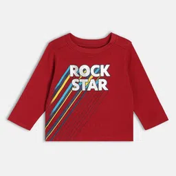 MINI KLUB Boys Typography Printed Round Neck Short Sleeves Pure Cotton T-Shirt-image-78