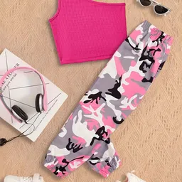 YK Girls Top With Trousers-image-5