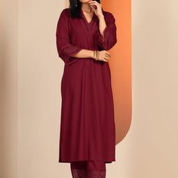 Libas Embroidered Tunic With Trouser-picture-2