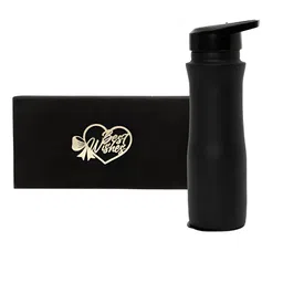 INTERNATIONAL GIFT Black Copper Water Bottle with Best Wishes Tag-picture-21