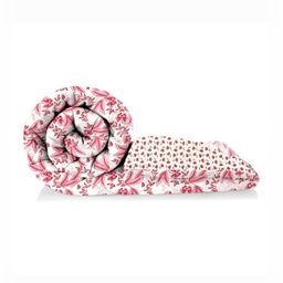 Aura Pink & White 380 GSM Double Bed Blanket-image-19