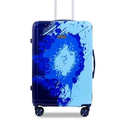 Impulse Tangerine Printed Hard-Sided Large Trolley Bag-48