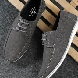 NICO NERINI Men Lace-Ups Suede Boat Shoes-picture-21