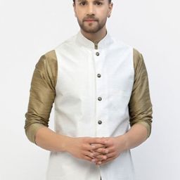 TS LIFESTYLE Woven Nehru Jacket-image-73