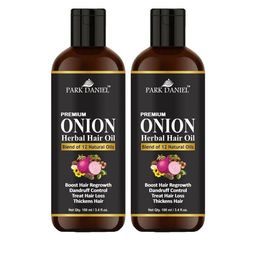 Park Daniel Set Of 2 Premium Onion Herbal Hair Oil - 100 ml Each-5