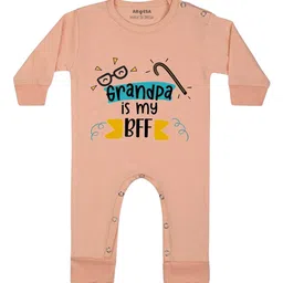 Arvesa Grandpa Is My BFF Printed Bodysuit-image-30