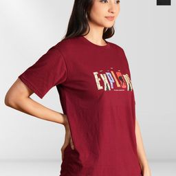 Belfry Women Typography 2 Printed Applique T-shirt-image-42