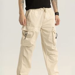 Snitch Men Urban Loose Fit Cargos Trousers-picture-26