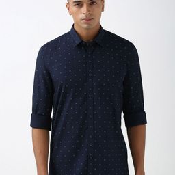 Peter England Casuals Men Slim Fit Opaque Printed Casual Shirt-image-42