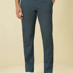Allen Solly Men Solid Slim Fit Mid-Rise Formal Trousers-image-80