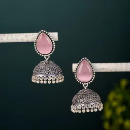 Anvik Contemporary Jhumkas Earrings-10
