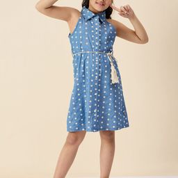 StyloBug Floral Print A-Line Dress-image-35