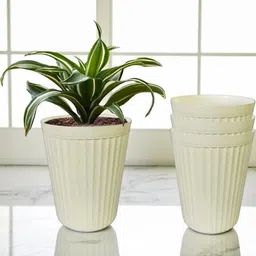 Plastic Planter Pot for Indoor Outdoor Plants 14 Inch Flower Pot (Pack of 4)-4