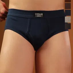 Dollar Bigboss Pack Of 7 Assorted Breathable Basic Briefs MBBR-11-LYCBRF-PO7-S25-5