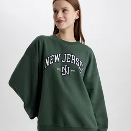DeFacto Printed Sweatshirt-image-14