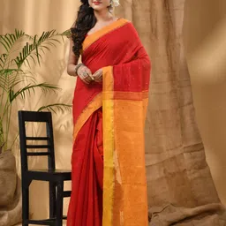 DESH BIDESH Woven Design Taant Saree-image-95