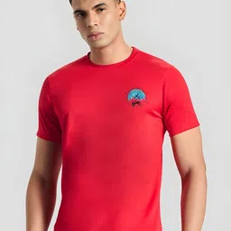 SZN Men Graphic Printed Round Neck T-shirt-image-86