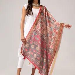Kaizen TEXO FAB Printed Linen Dupatta image 1