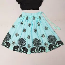 BAESD Girls Embellished Mukaish Ready to Wear Lehenga &-picture-46