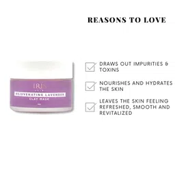 IRIS COSMETICS Rejuvenating Lavender Clay Mask-50g image 2
