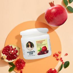 THE SOUMI'S CAN PRODUCT Pomegranate Scrubber 400g& Vitamin C Serum - 50ml-35