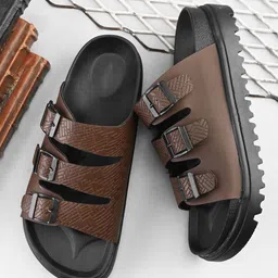 The Roadster Lifestyle Co. Men Open Toe Lightweight Comfortable Sandals-image-80