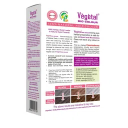 Vegetal Set Of 3 Bio Color 100% Natural Hair Color - 25 g Each - Soft Black image 5
