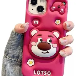 CASE CREATION Cartoon Characters Printed iPhone 16 Pro Max Back Case image 3