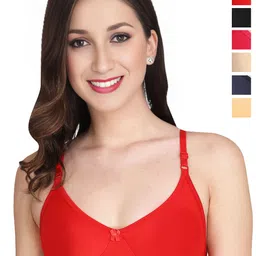 Liigne Women Pack Of 6 Full Coverage Lightly Padded Bras-image-51
