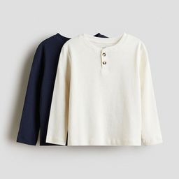 H&M 2-Pack Henley Tops-picture-0