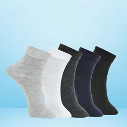 MJE Pack Of 5 Ankle-Length Socks-15