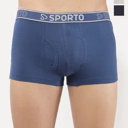 Sporto by Macho Pack Of 3 Combed Cotton Trunks-picture-32