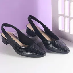 Mochi Textured Block Pumps-44