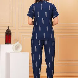 SIDDHANAM Printed Top & Trousers Co-Ord Set image 4