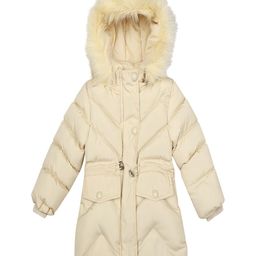 mothercare Girls Polyester Longline Open Front Jacket-image-19