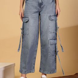 COSMIC TRIO Women High-Rise Trousers-image-92