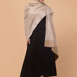 Tweedle Women Floral Woven Design Acrylic Shawl-image-86