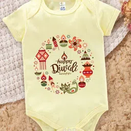 Babywish Kids Printed Cotton Bodysuit-image-11