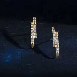 Mia by Tanishq 14 KT Diamond Earrings-picture-10