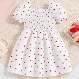 Miss & Chief Polka Dot Print Fit & Flare Dress-34