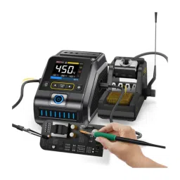FNIRSI DWS-200 Soldering Station 200W Digital Soldering Iron Station Kit Powerful Performance and Accurate Temperature Adjustment - F245 Set 2 - RS8323FNIRSI DWS-200 Soldering Station 200W Digital Soldering Iron Station Kit Powerful Performance and Accurate Temperature Adjustment - F245 Set 2 - RS8323 image 3