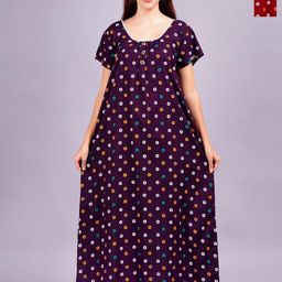 Breezly Printed Maxi Nightdress-image-87