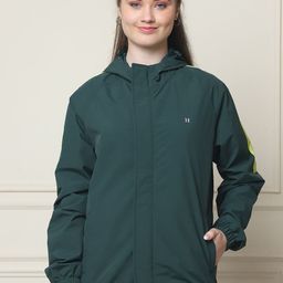 HOUSE OF VEDAS Waterproof Hooded Rain Jacket-image-63