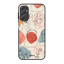 QRIOH Abstract Printed Samsung Galaxy M34 5G Back Case Mobile Accessories-image-98