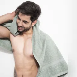 HotGown Green Cotton 400 GSM Bath Towel-picture-35