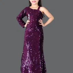 BAESD Embellished One Shoulder Velvet Maxi Dress-image-81
