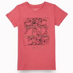 Gini and Jony Girl Pack of 3 Typography Print Regular Fit Tshirt image 4