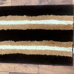 GBL COLLECTION Brown Cotton Water Resistant Floor Mat-image-88