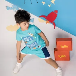 Totle Boys Colourblocked Technology Shorts-0