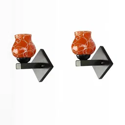 SOMIL Orange Cylinder Wall Lamps-image-1